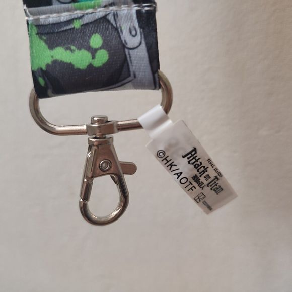 Attack On Titan Levi Ackerman Cloth Lanyard With Clasp Official Collectible - Picture 3 of 3